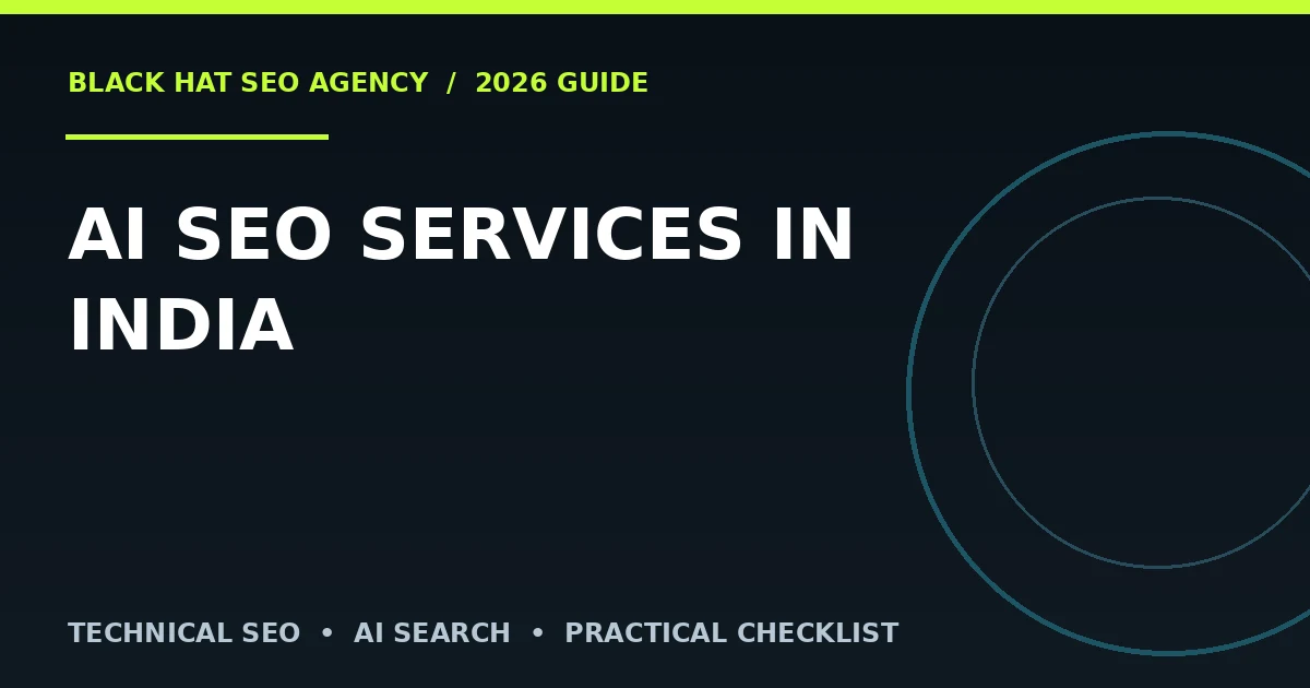 AI SEO Services in India SEO guide cover