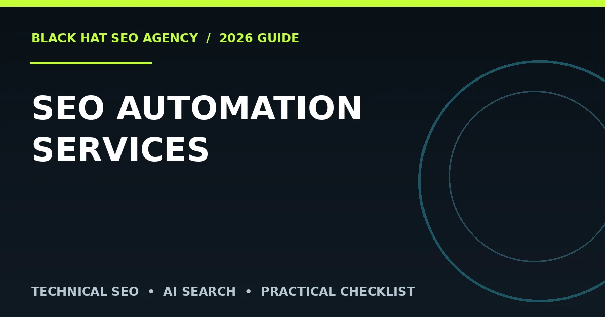 SEO Automation Services SEO guide cover